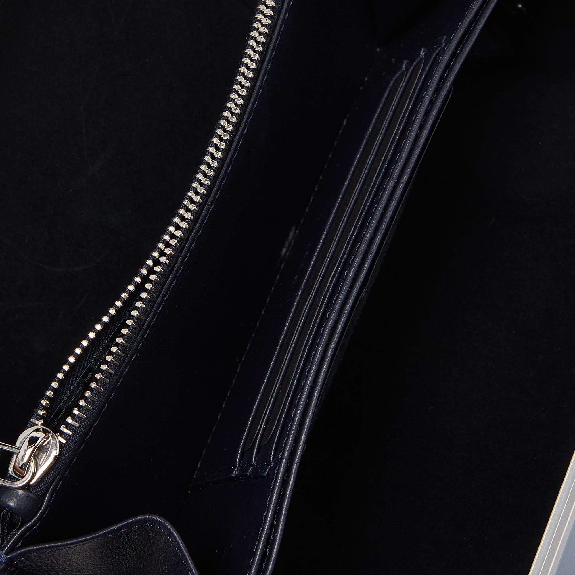 Dior x Rimowa Blue Aluminum and Leather Personal Clutch Bag 5