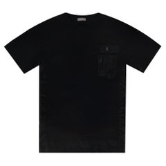 Dior x Sacai Crossover Cotton T-shirt With A Nylon Pocket