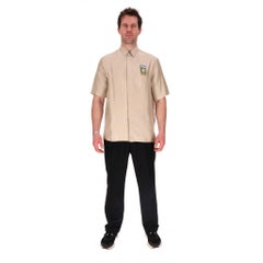 Dior x Shawn Stussy Yellowstone Silk Camp Shirt