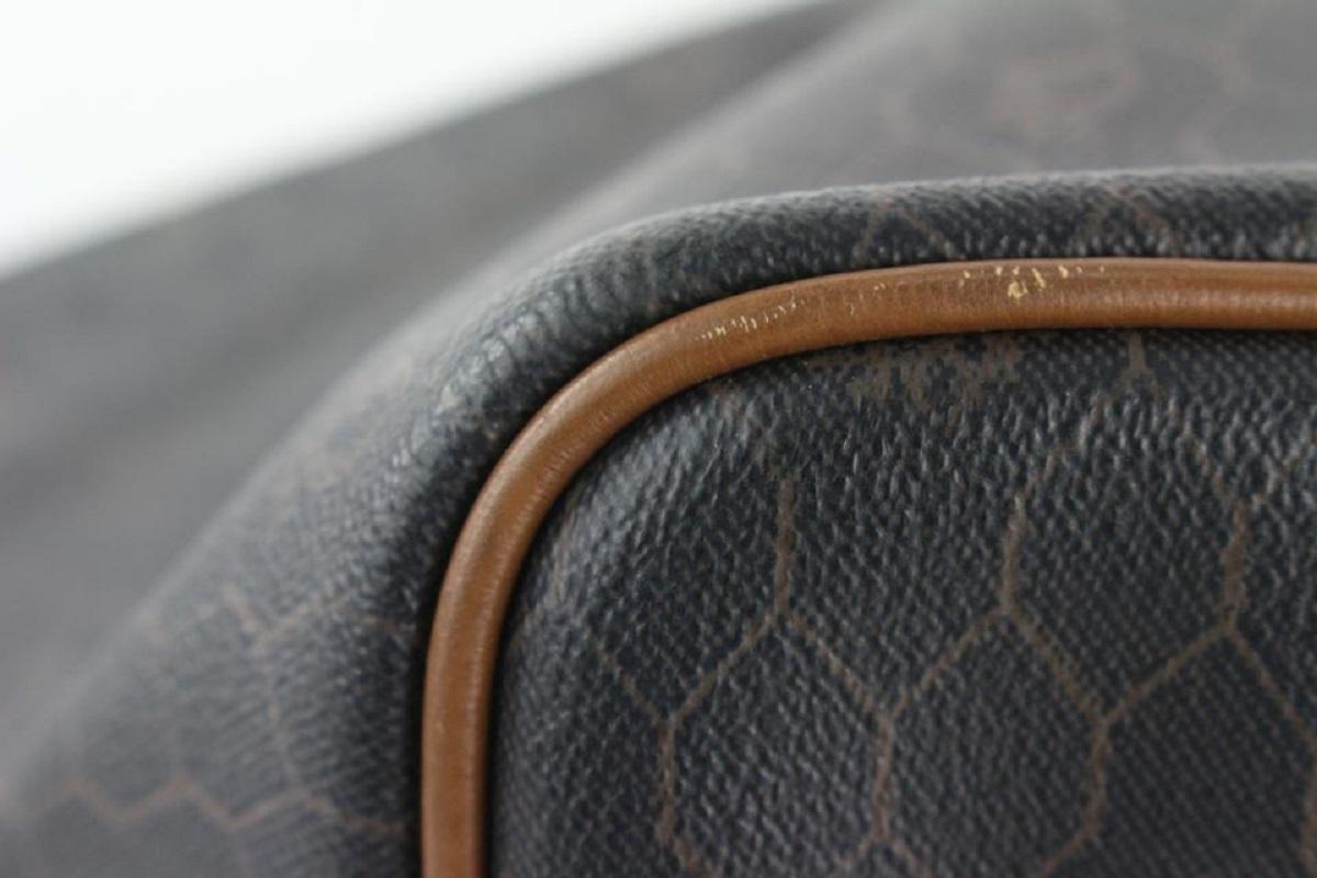 Dior XL Black Monogram Trotter Honeycomb Duffle Convertible Travel Bag 86da 7