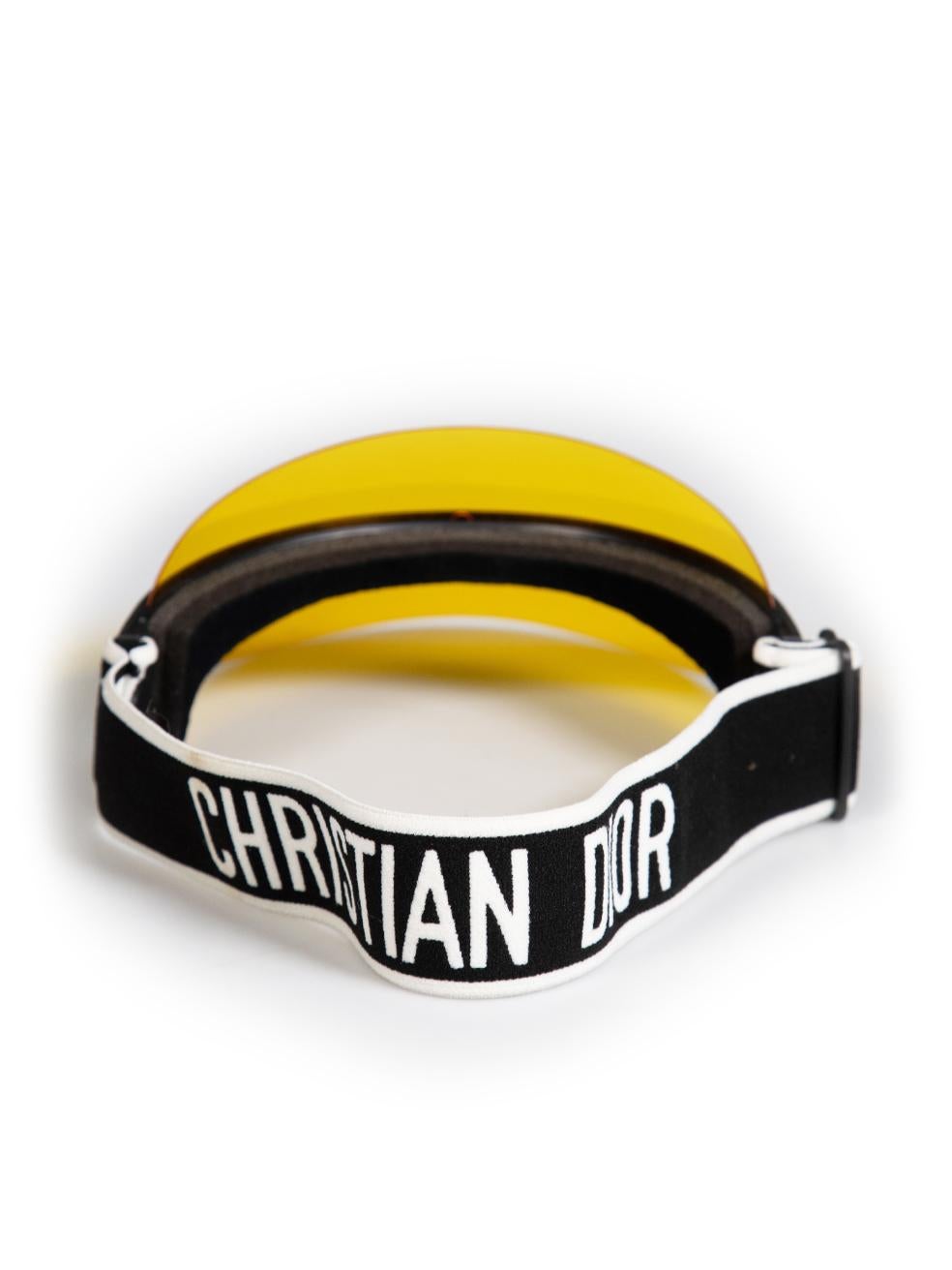 Dior Yellow Diorclub1 OTL Visor In Good Condition In London, GB