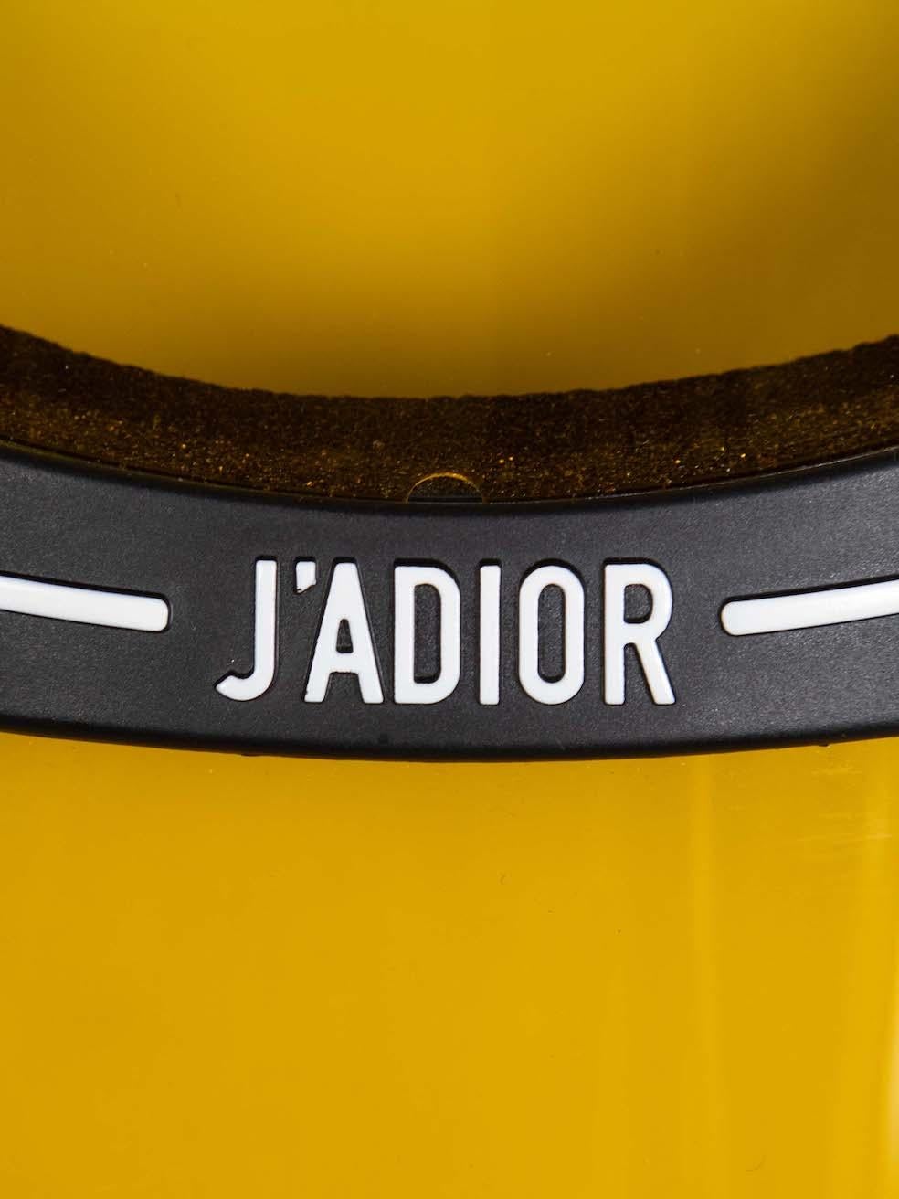 Women's Dior Yellow Diorclub1 OTL Visor