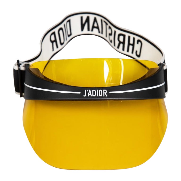 Dior Yellow Diorclub1 OTL Visor at 1stDibs display picture 3