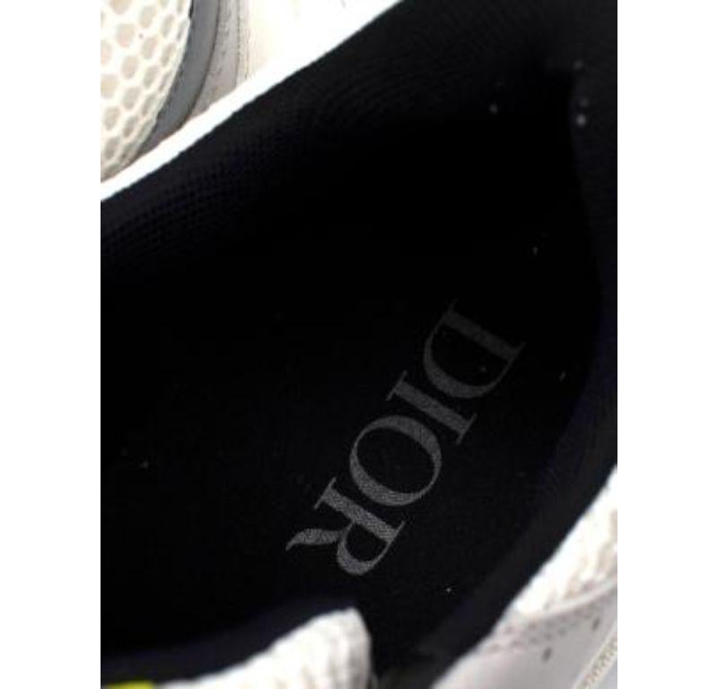 Dior Yellow & White B22 Sneakers In Good Condition For Sale In London, GB