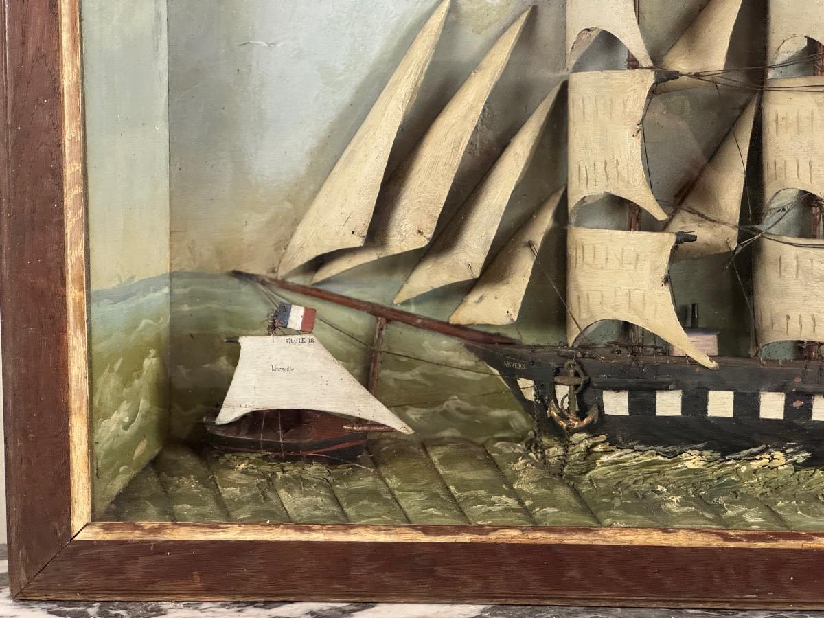 Diorama, ‘Calm Sea’, circa 1900 For Sale 1
