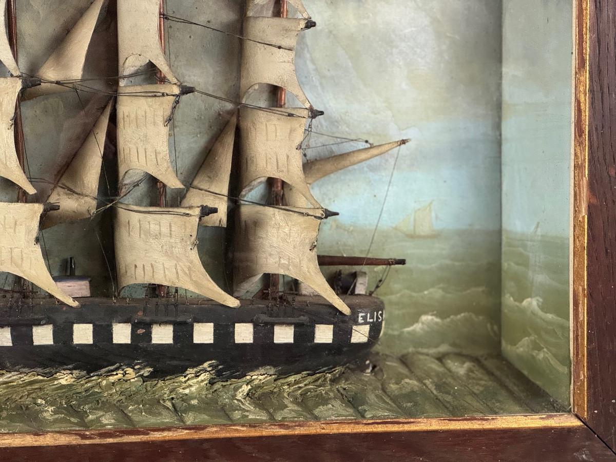 Diorama, ‘Calm Sea’, circa 1900 For Sale 2