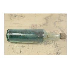 Diorama in a Bottle, Depicting a 3-Masted Ship, 1920s