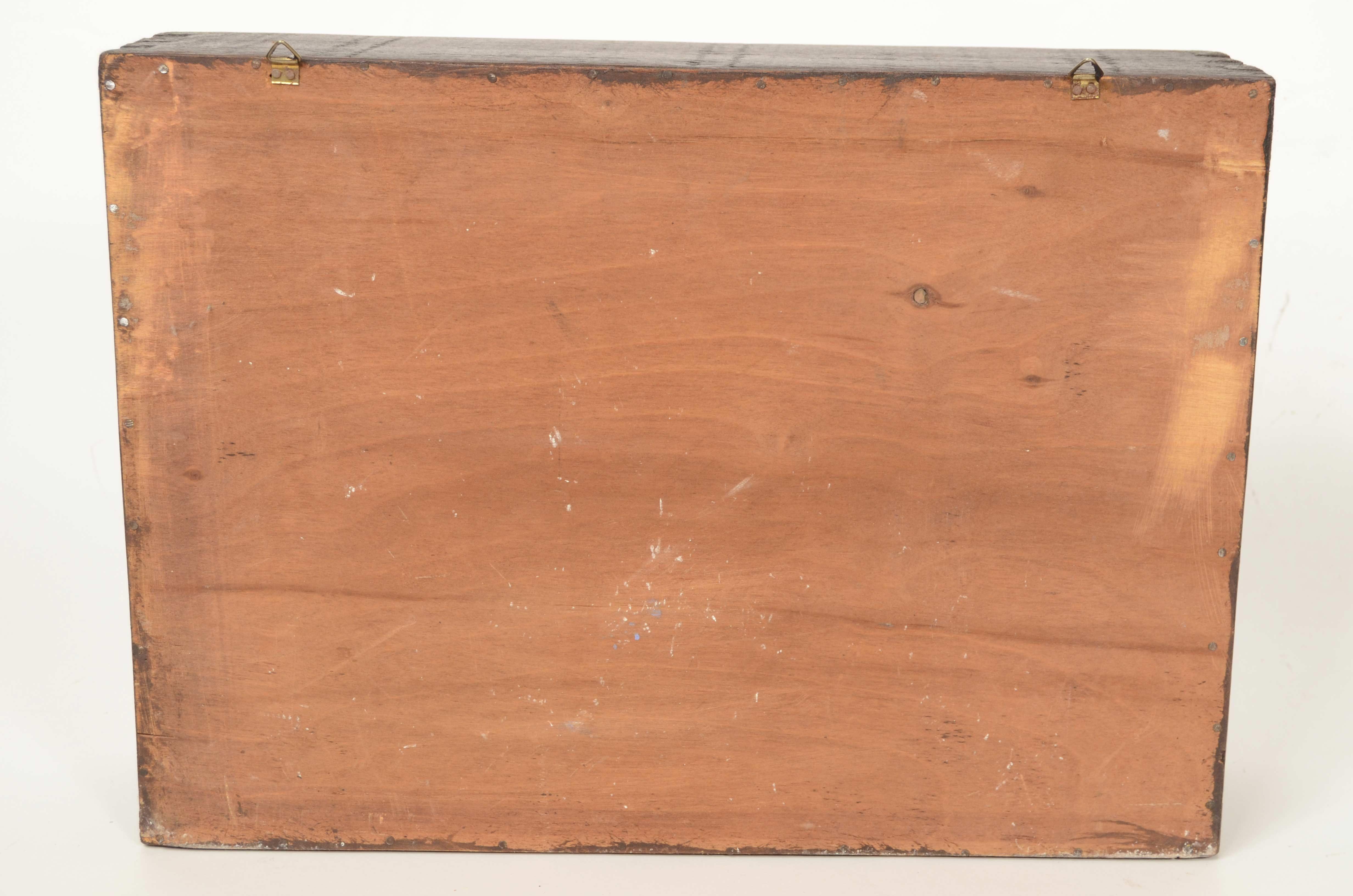 Diorama nautique dans une vitrine rectangulaire du cuirassé français Suffren de 1899 en vente 5