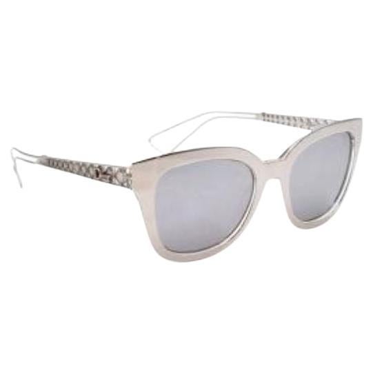 Diorama1 Silver Mirrored Sunglasses For Sale