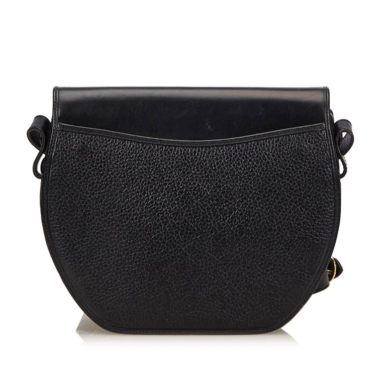 Dior Black Leather Crossbody Bag For Sale at 1stdibs