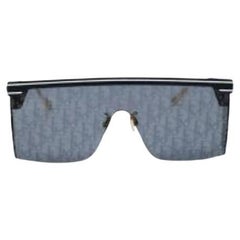 DiorClub Blue Oblique Mask Sunglasses