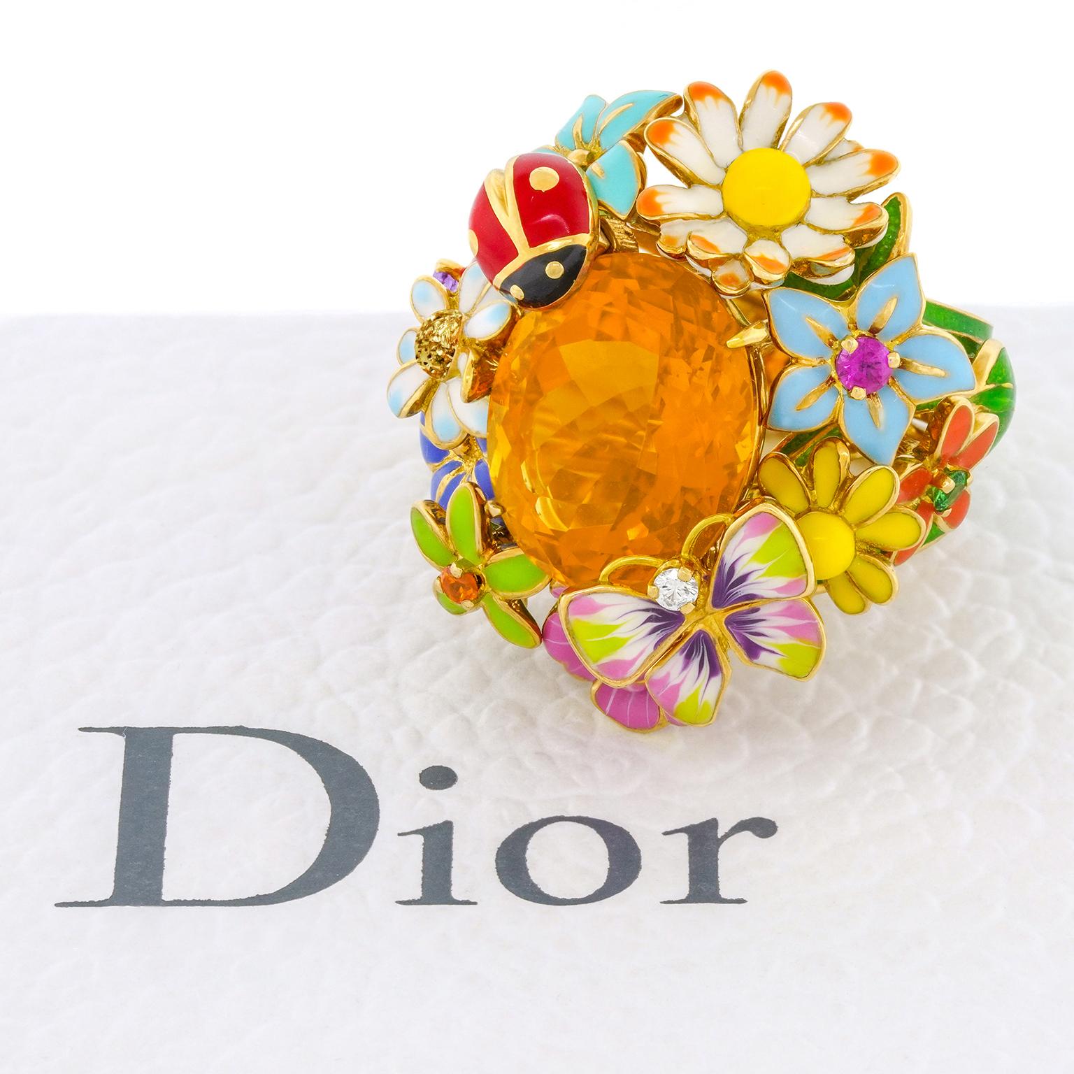 Brilliant Cut Diorette Ring by Victorie De Castellane for Dior For Sale