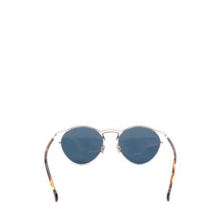 Gray DiorOrigins1 Round Frame Sunglasses For Sale