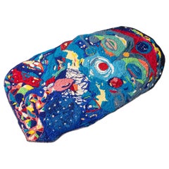 Tapis de chevet Diosa Luna fait à la main