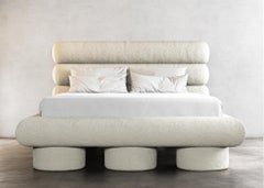 Dip Bed - Modern Design in Cloud Boucle