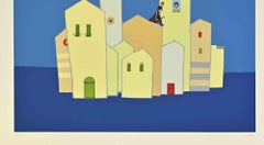 At the Window - Screenprint by Dipas - 1970s