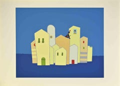 At the Window - Screenprint by Dipas - 1970s