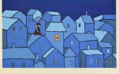 Encuentros nocturnos - Serigrafía de Dipas - Años 70