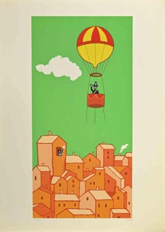 The Greeting - Screenprint by Dipas - 1970s