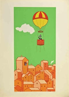 Vintage The Greeting - Screenprint by Dipas - 1970s