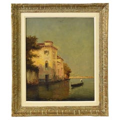 Dipinti Antichi, Quadri Paesaggi Venezia, Veduta Di Venezia, Olio Su Tela, XX.