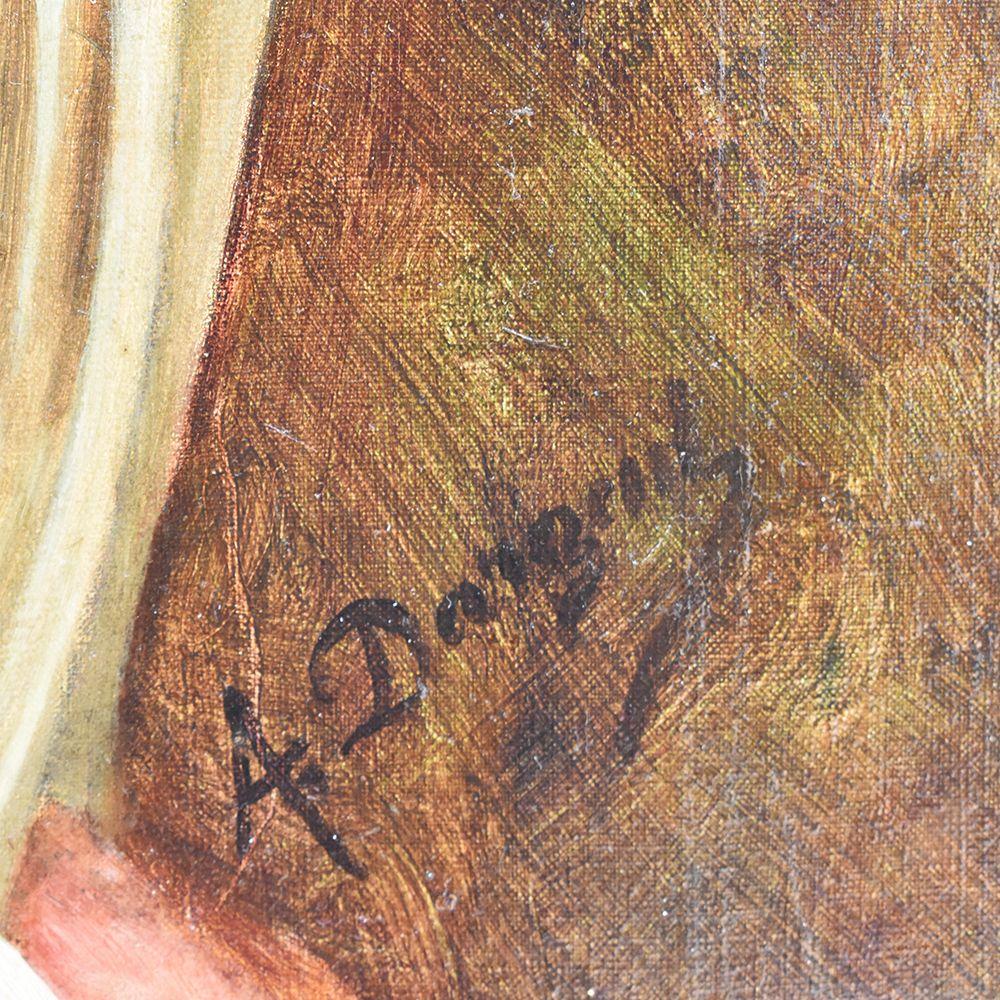 Gemälde Alter Meister, Porträts eleganter Damen, Öl auf Leinwand, Porträt einer Frau, 19 im Zustand „Gut“ im Angebot in Breganze, VI