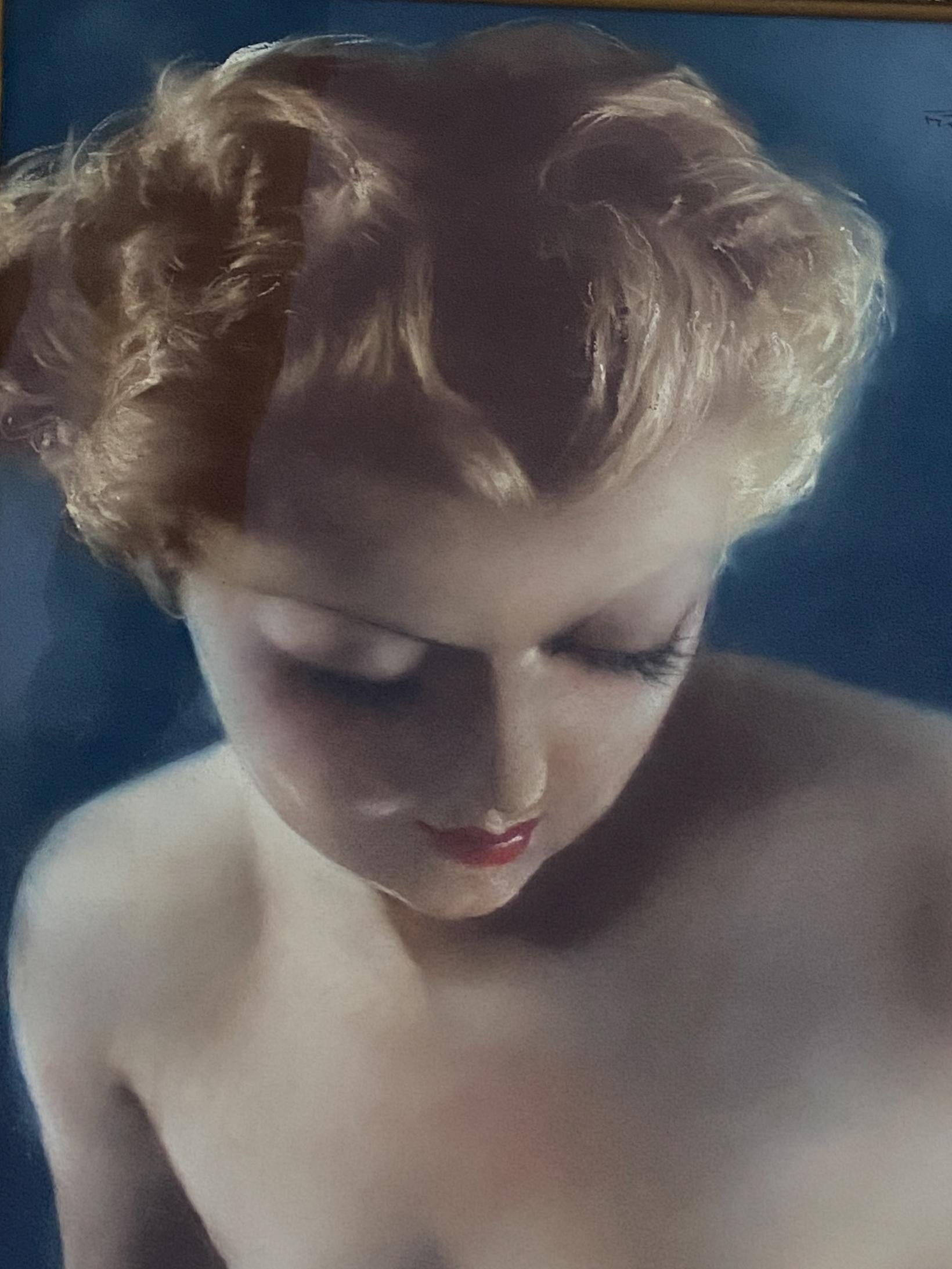 Art Deco Pastell 'Akt einer Frau' signiert Fried Pal, 1930 (Art déco) im Angebot