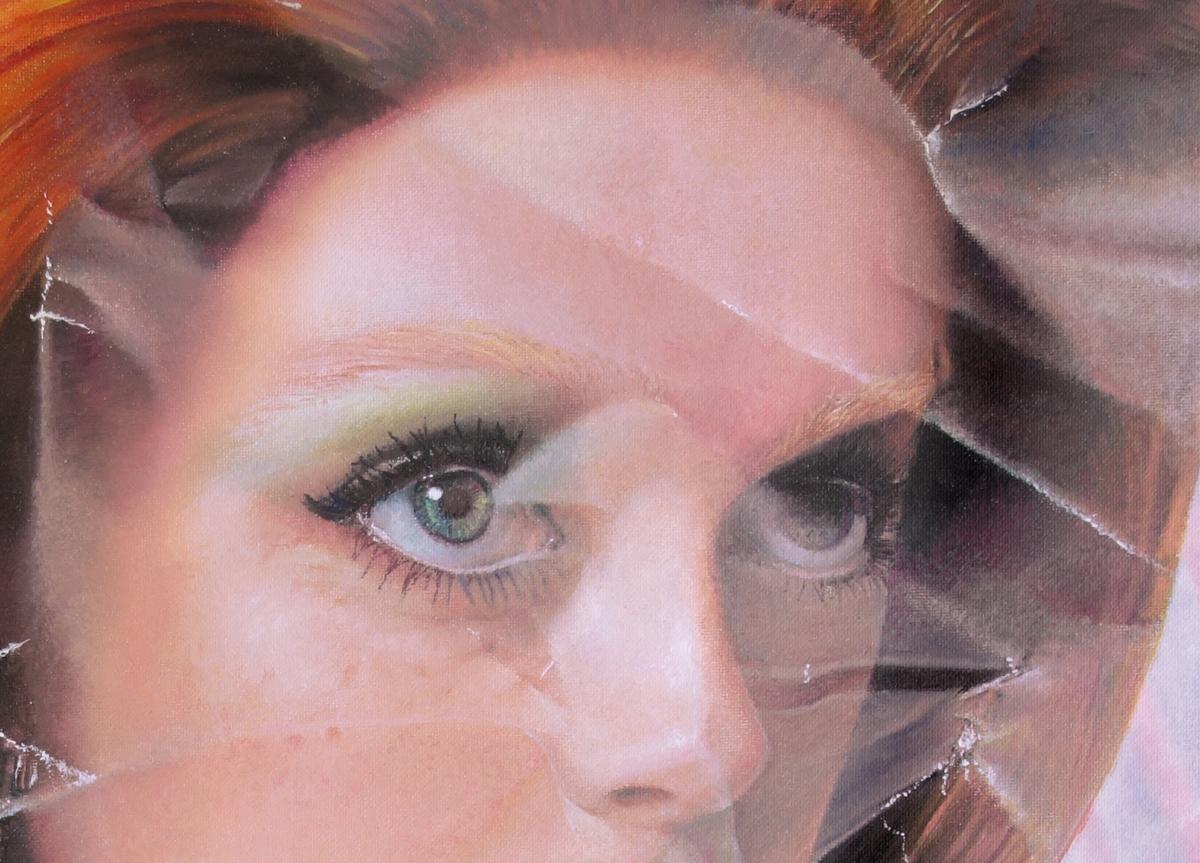 Peinture hyperréaliste de Stefania Fersini ( Ponystep No. 4 2015 ) Excellent état - En vente à Collegno, IT