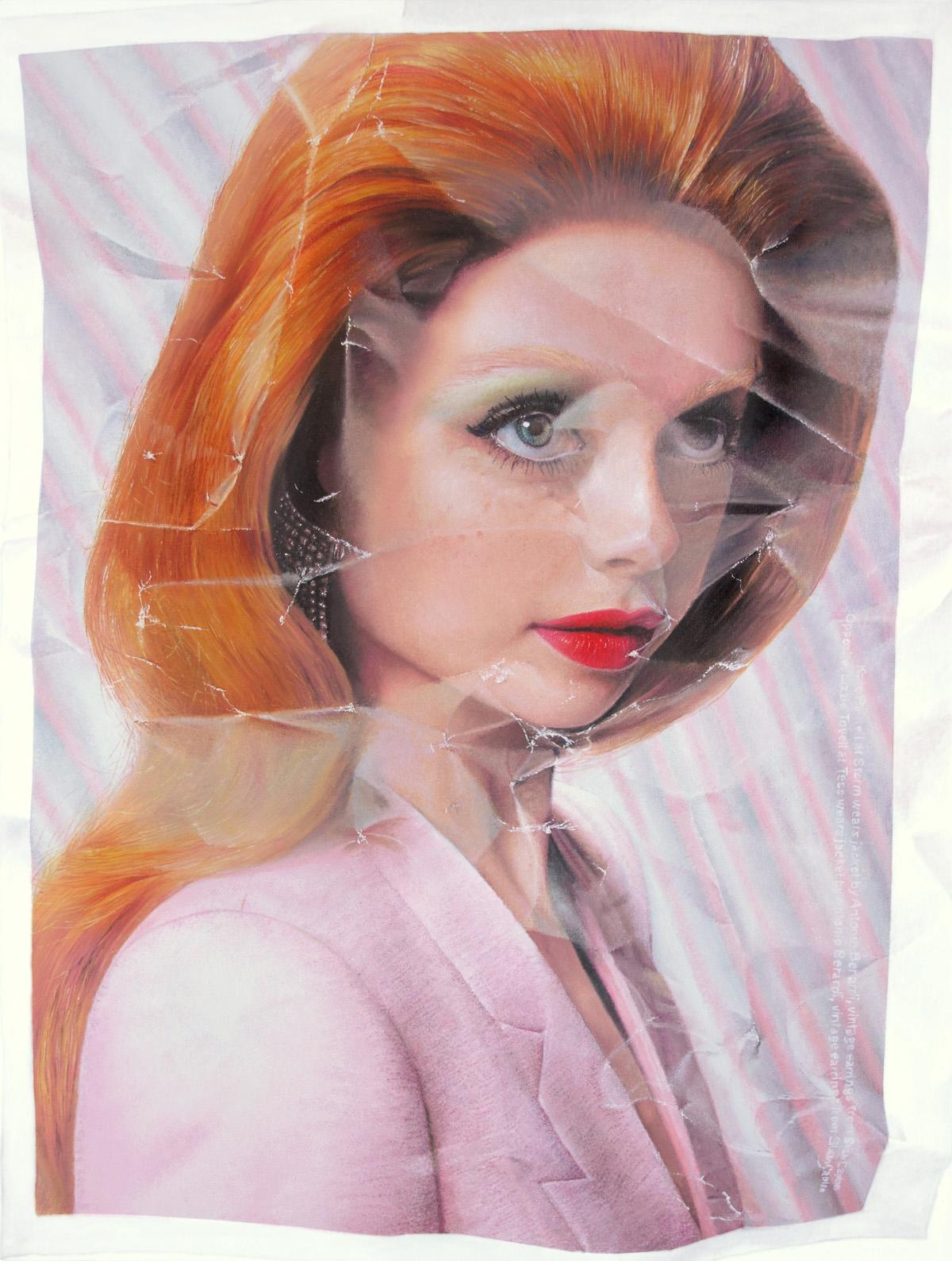 Peinture hyperréaliste de Stefania Fersini ( Ponystep No. 4 2015 ) en vente 1