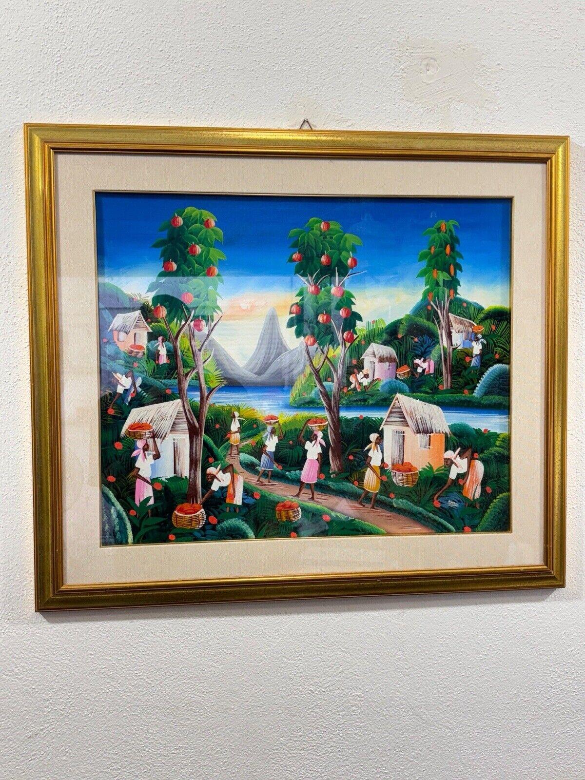 Pintura al óleo sobre lienzo Astrel pueblo africano.


Medidas:

Altura 68 cm

Anchura 79,5 cm


Técnica mixta sobre papel


En buen estado de conservación, signos de tiempo debido al uso y la edad presentes. (Ver foto)
