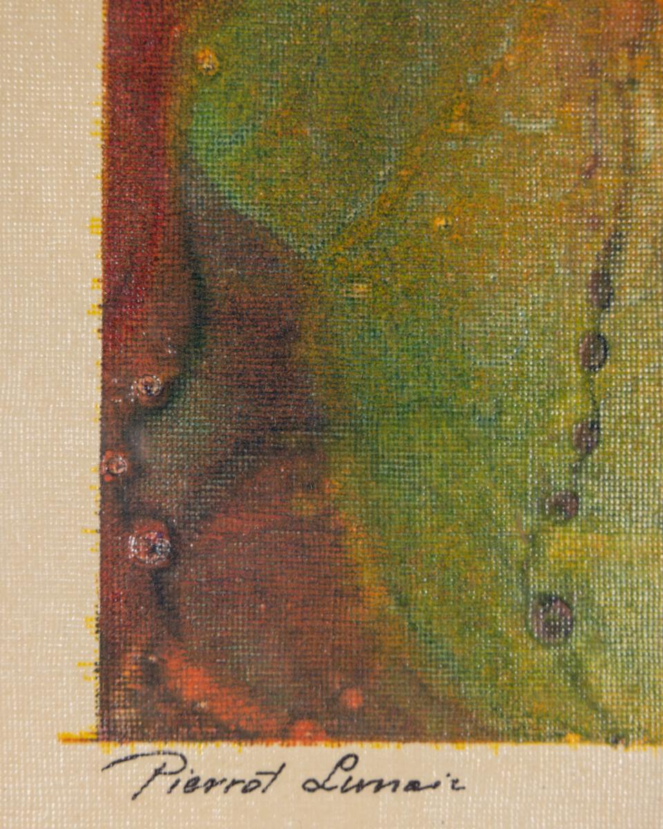 Canvas Oil painting on canvas by Aldo Giorgini 1972 titled 