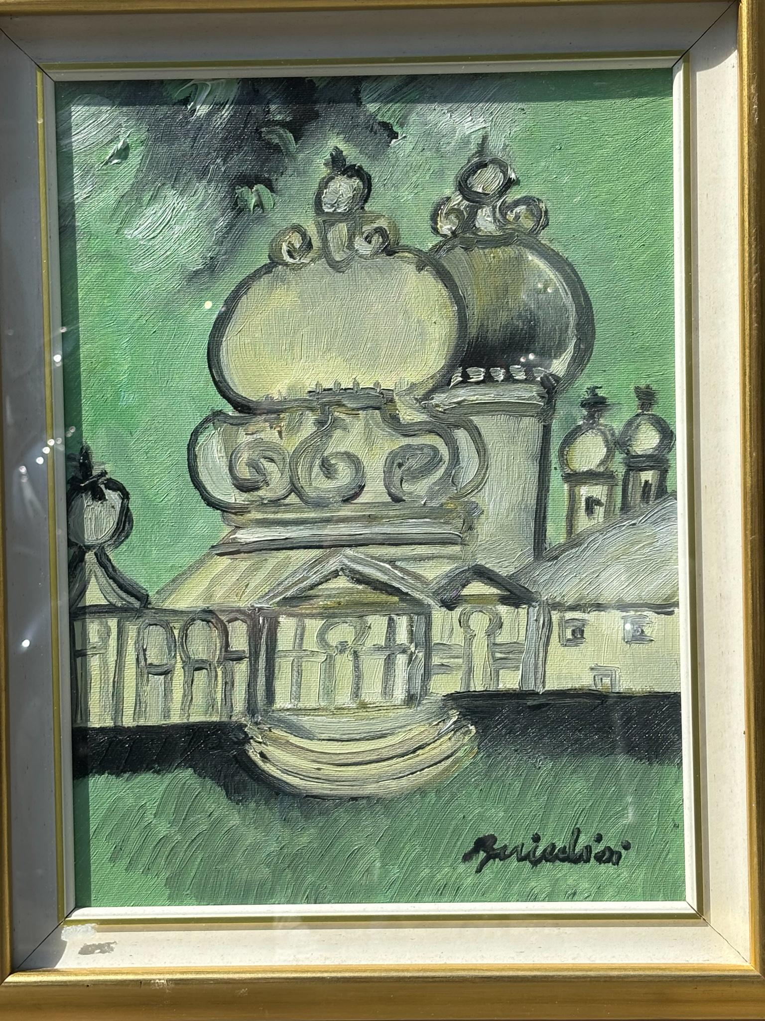 Dipinto olio su tela raffigurante la città di Venezia, realizzato da Remo Brindisi negli anni '70

Ø cm 50 h cm 59 compresa cornice

Pittore verista del Novecento, nasce a Roma nel 1918.  I suoi studi artistici lo portano a compiere molti viaggi,