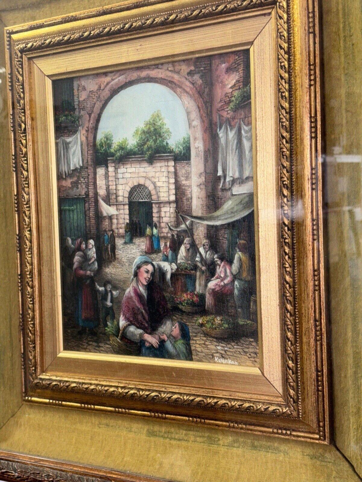 Late 20th Century Oil Painting on Canvas Katinka For Sale