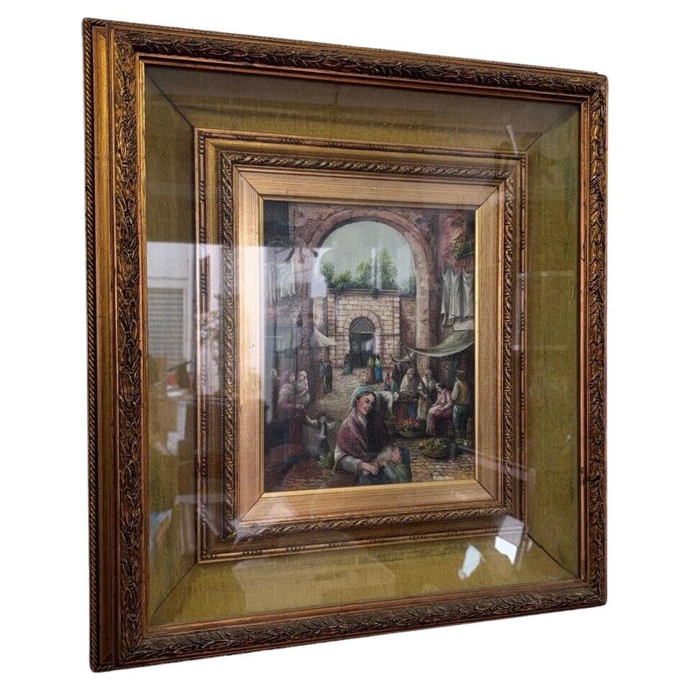 Oil Painting on Canvas Katinka For Sale