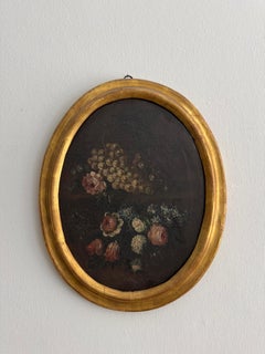 Peinture à l'huile sur toile représentant une nature morte – XVIIIe siècle. Italie