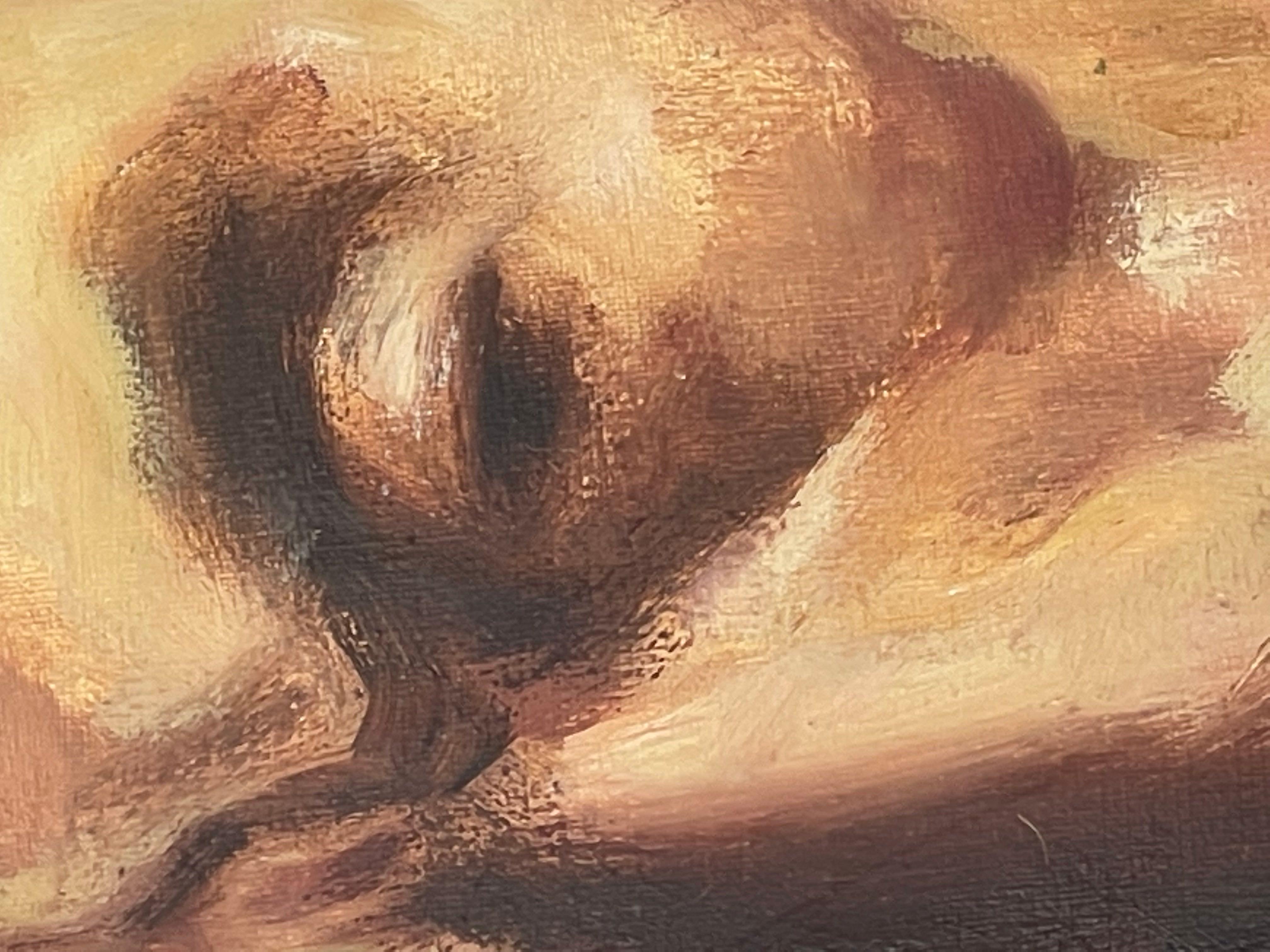 italien  dipinto raffigurazione volto maschile - uomo con baffi - L. Lanati - XX siècle en vente