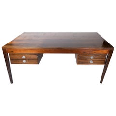 Diplomat Desk in Rosewood Designed by Finn Juhl and Manufactured by France & Son