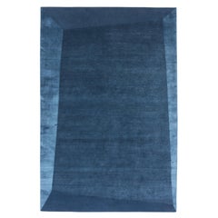 Dipped Frame Rug by cc-tapis in Petrol