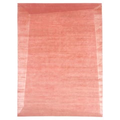 Dipped Frame Rug by cc-tapis in Rosa Antico