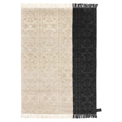 Dipped Lotto Rug by cc-tapis in Black