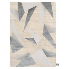 Dipped Origami Rug by cc-tapis in Ice