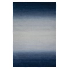 Dippy Moonlight Hand-knotted Ombre Rug
