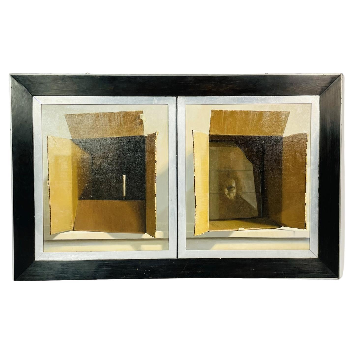 Diptych Oil Painting by Jan Saether