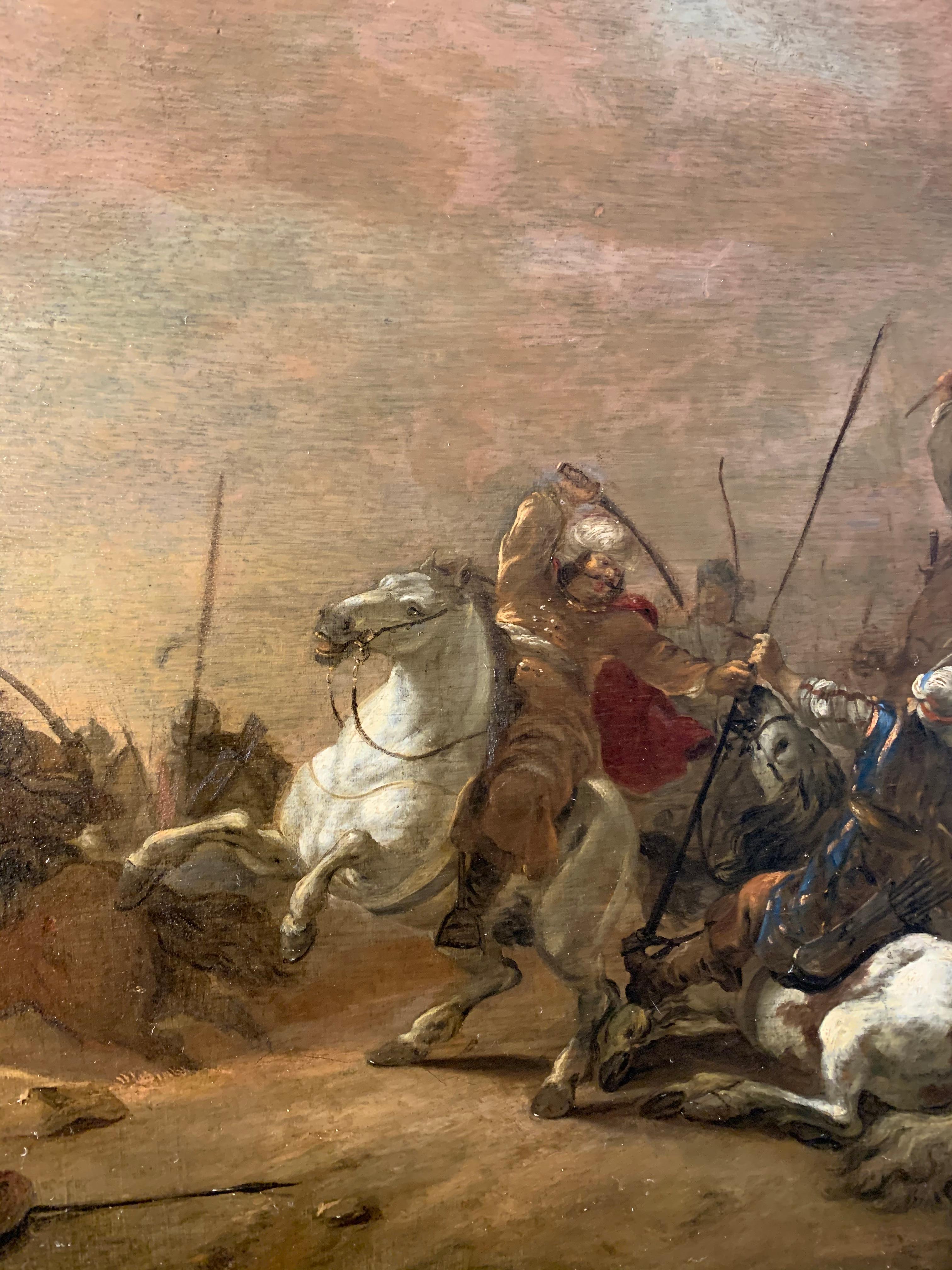 17th century orientalist battle - Orientalist Turkish Arabian Cavalry Skirmish  5