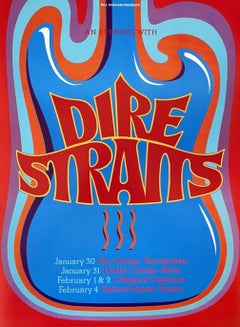 Dire Straits - On Every Street Tour Original Poster by Gary Grimshaw, 1992