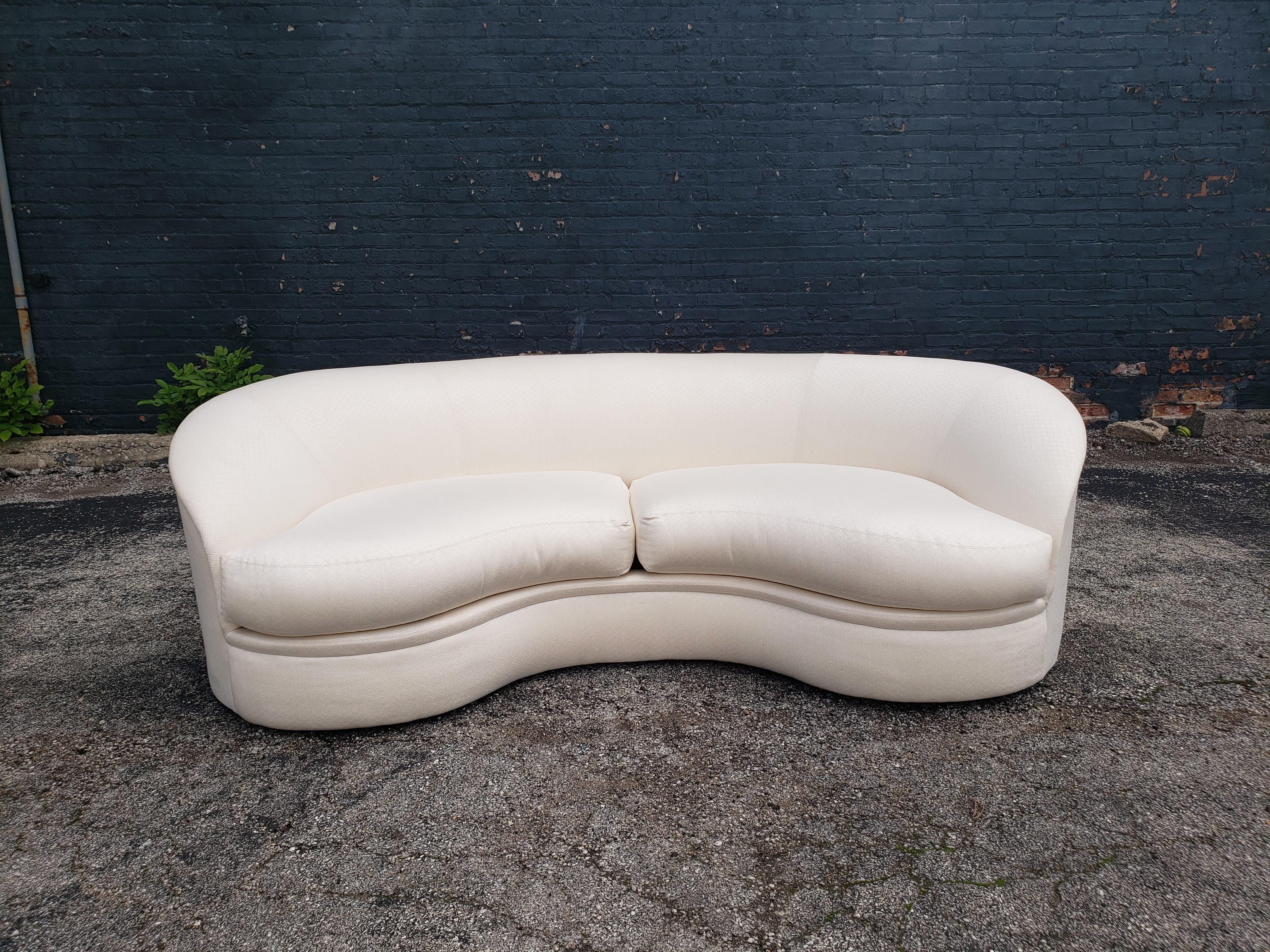 20th Century Directional Biomorphic Sofa Mid-Century