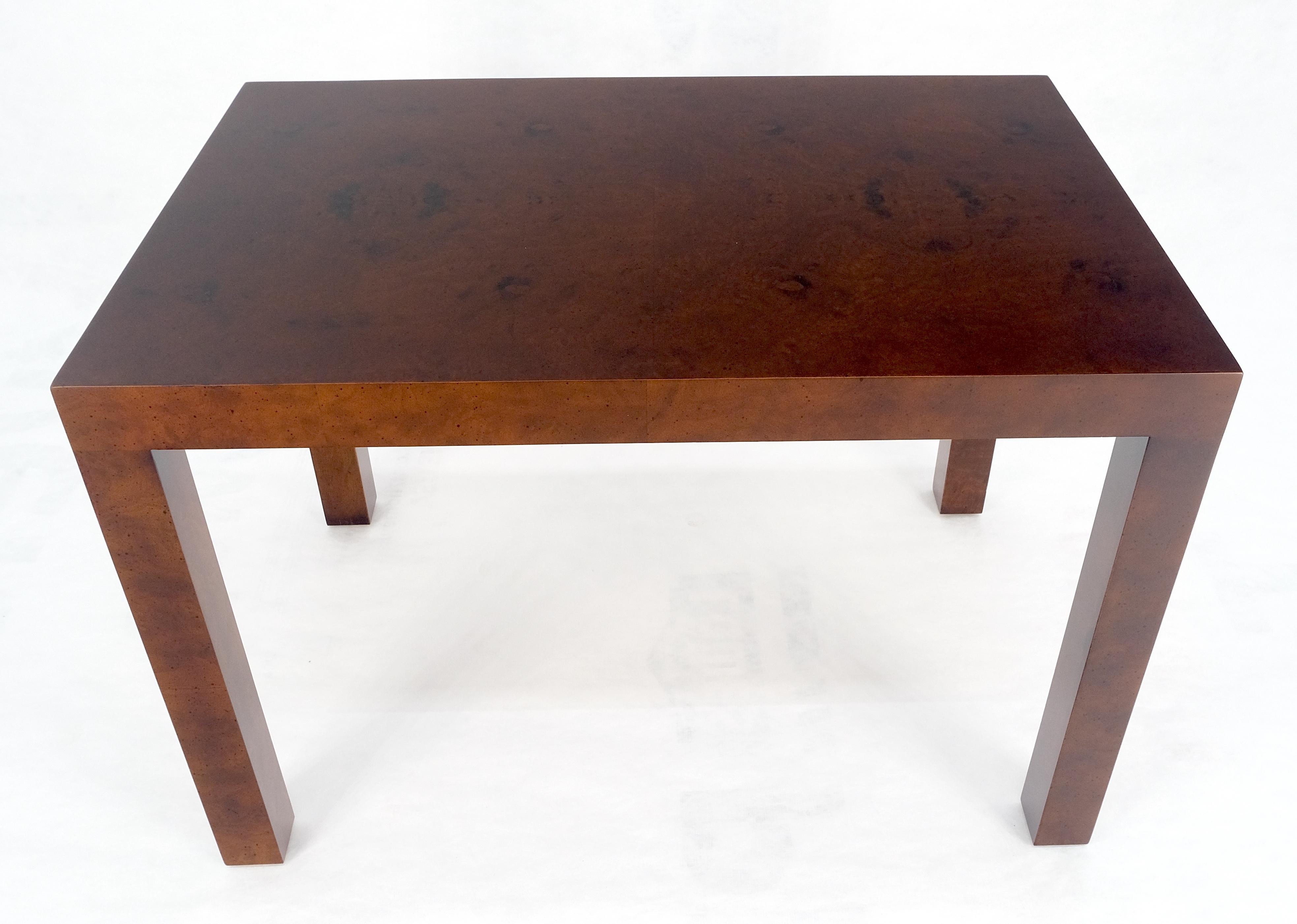 Mid-Century Modern Directional c1970s Mid Century Modern Side End 20x30 Rectangle Burl End Table For Sale