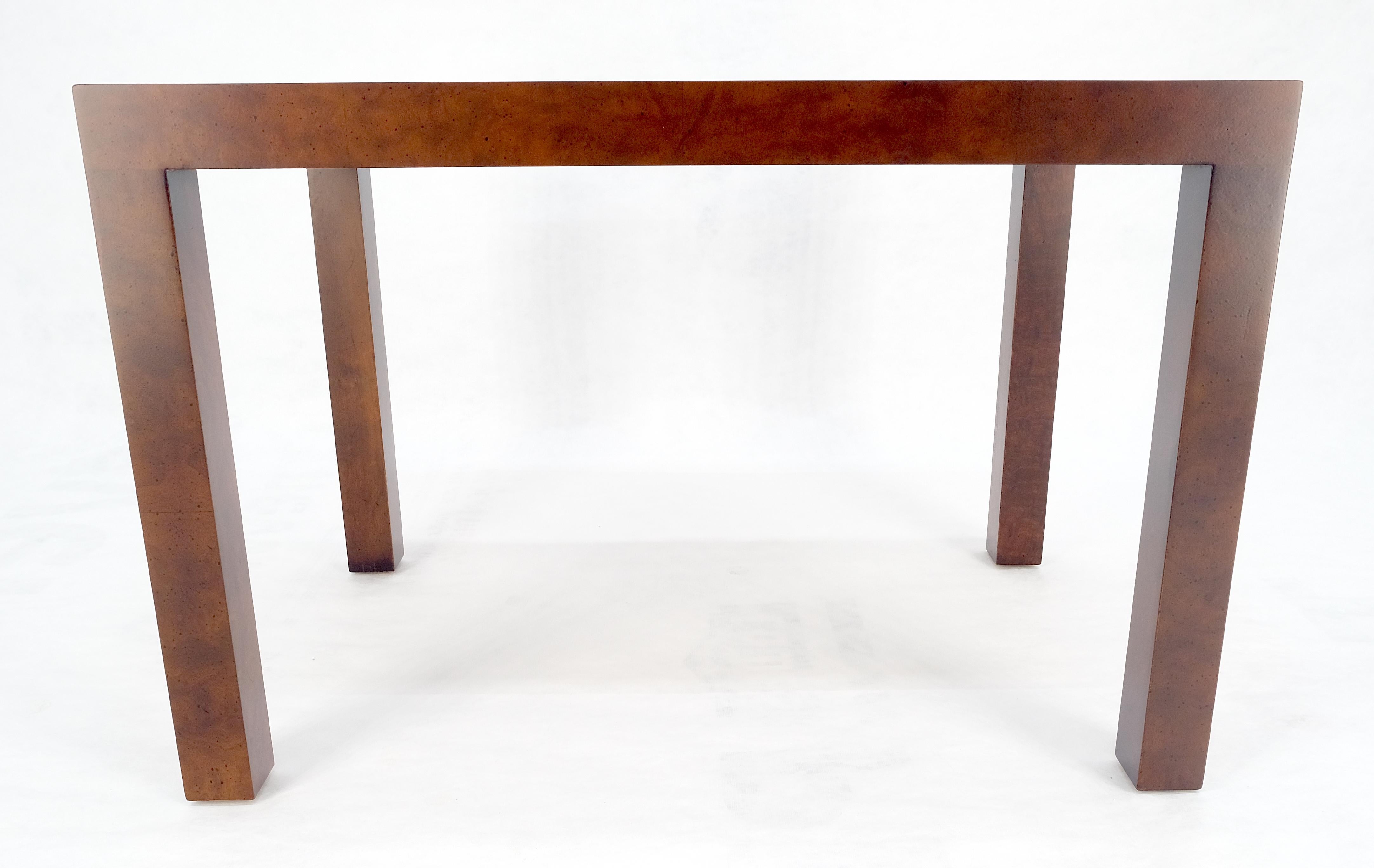 American Directional c1970s Mid Century Modern Side End 20x30 Rectangle Burl End Table For Sale