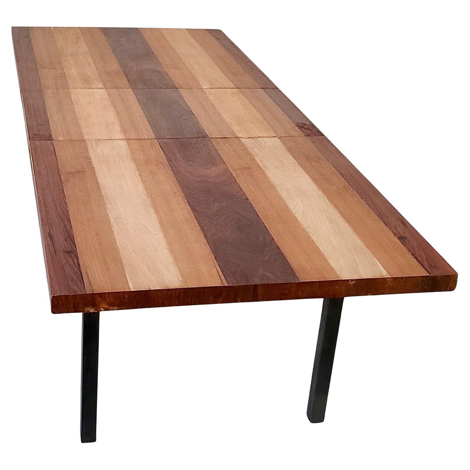Bois de rose Table de salle à manger Directional designée par Milo Baughman en vente
