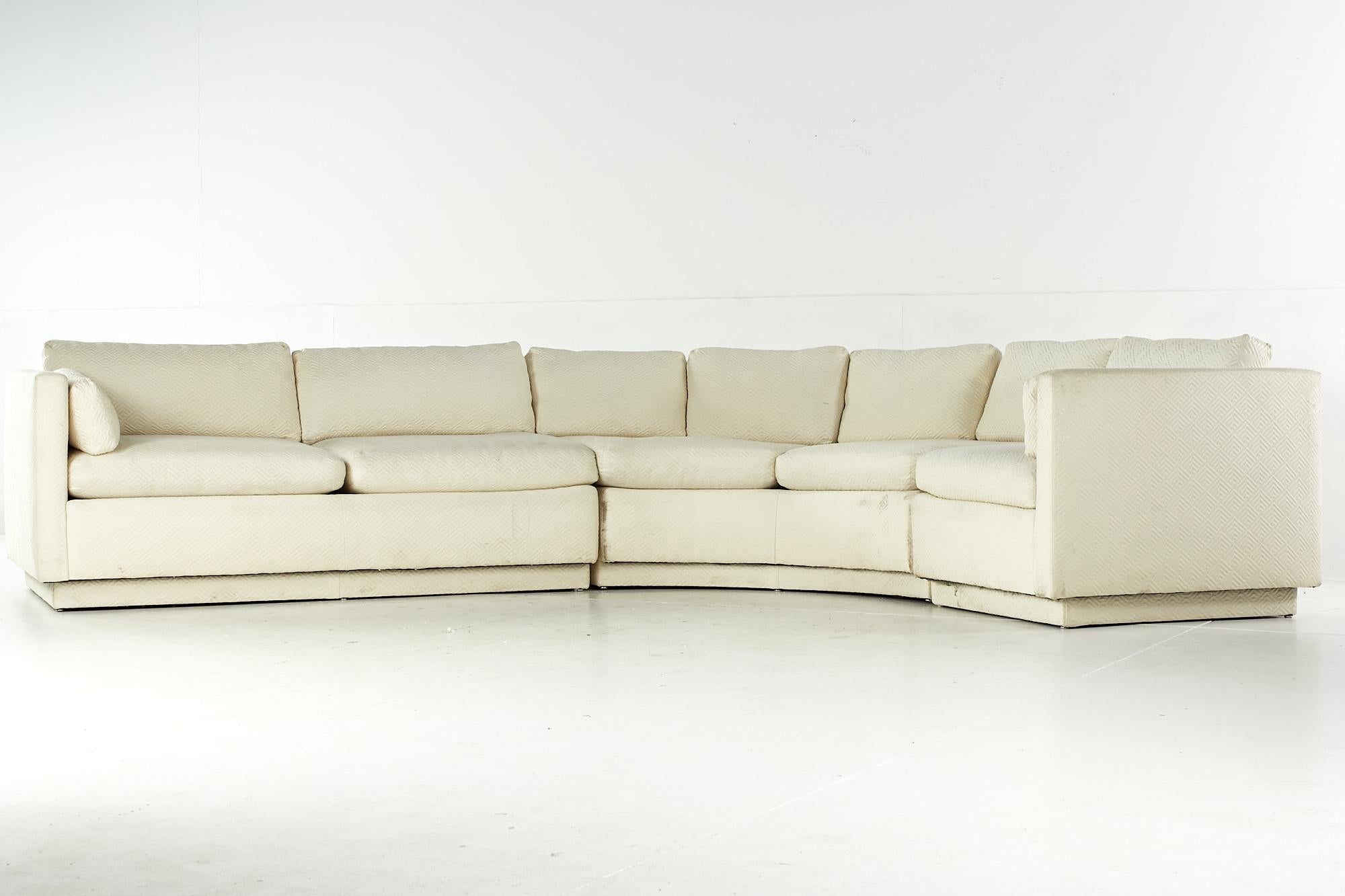 Mid-Century Modern Directional Mid Century Sectional Sofa For Sale